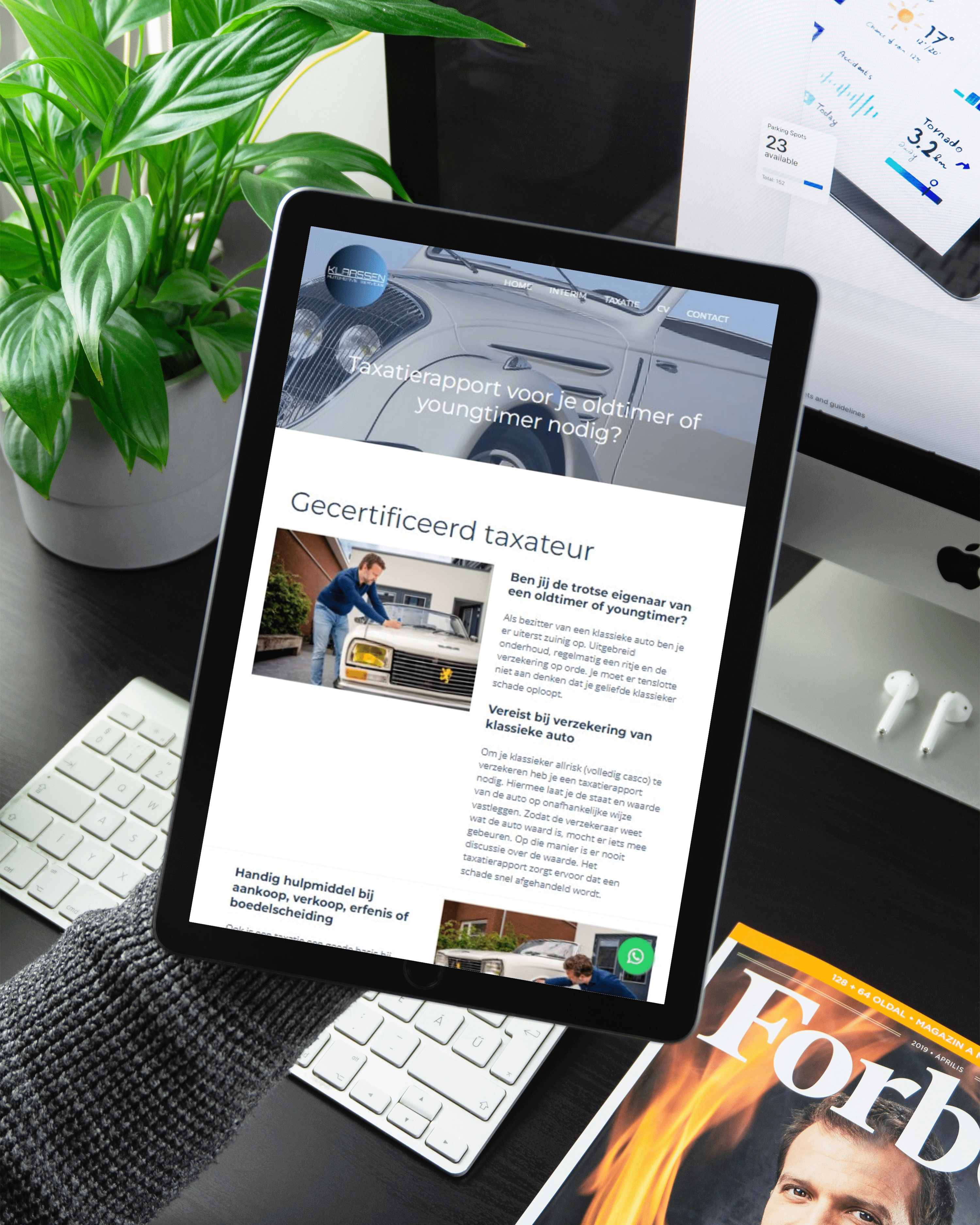 Website MediaLuna Logopedisten mobiel, tablet, desktop